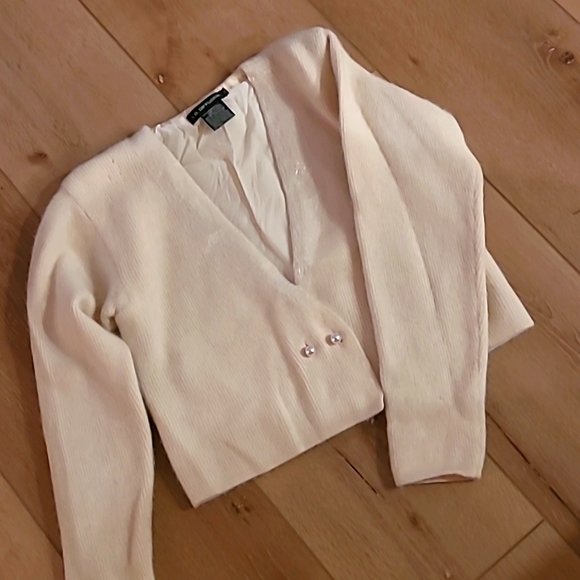 Vintage I.B Diffusion Dressy Lambswool/Angora Sweater/Jacket - Picture 8 of 8